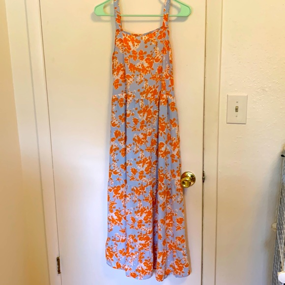 Flowy Midi Summer Dress - Picture 1 of 7
